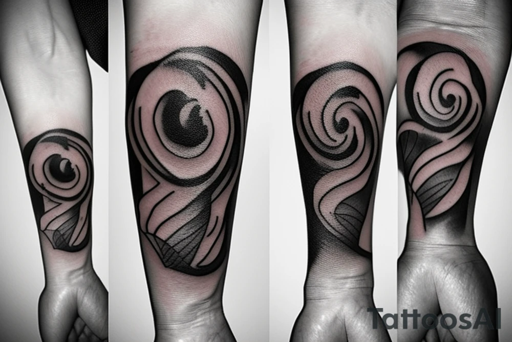 Special semicolon tattoo idea