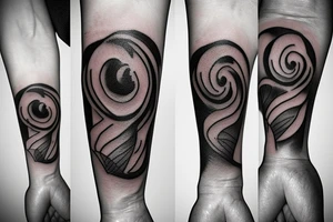 Special semicolon tattoo idea