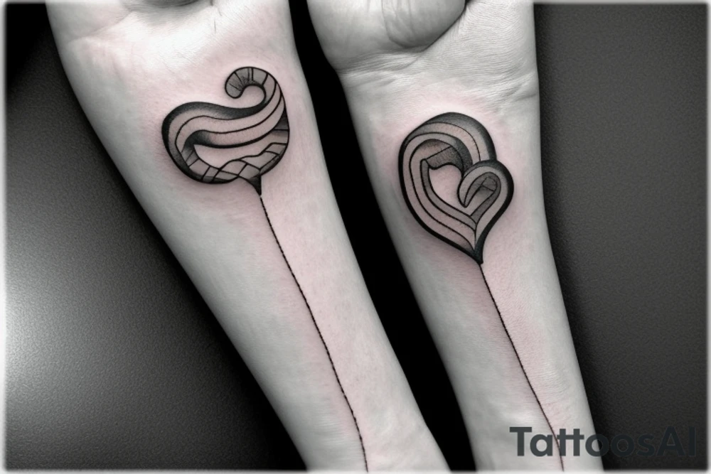 Special semicolon tattoo idea