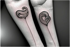 Special semicolon tattoo idea