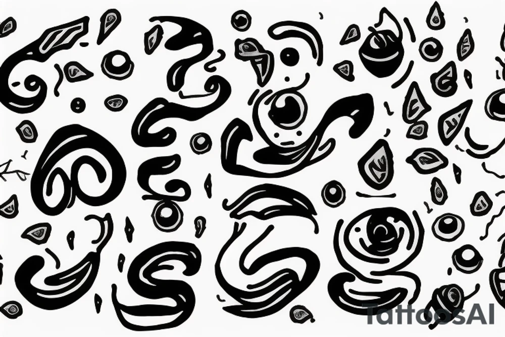 Special semicolon tattoo idea