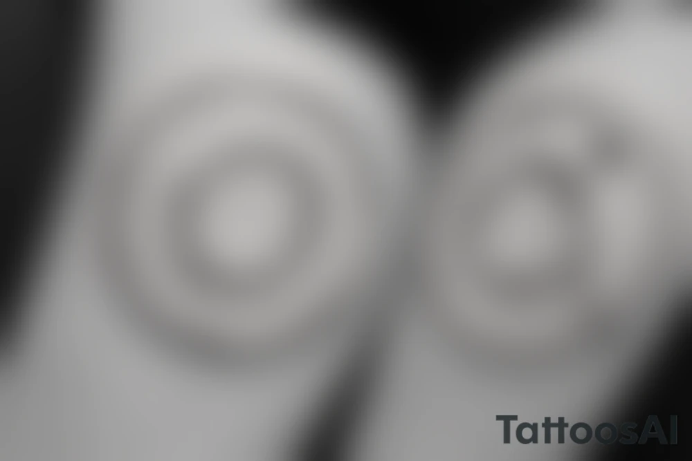 A circle with a semicolon in the middle tattoo idea