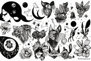 nene en la luna tattoo idea