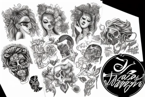 jazmines blancos tattoo idea