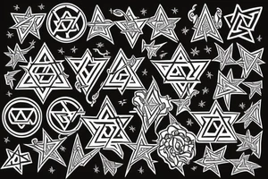Star of David tattoo idea
