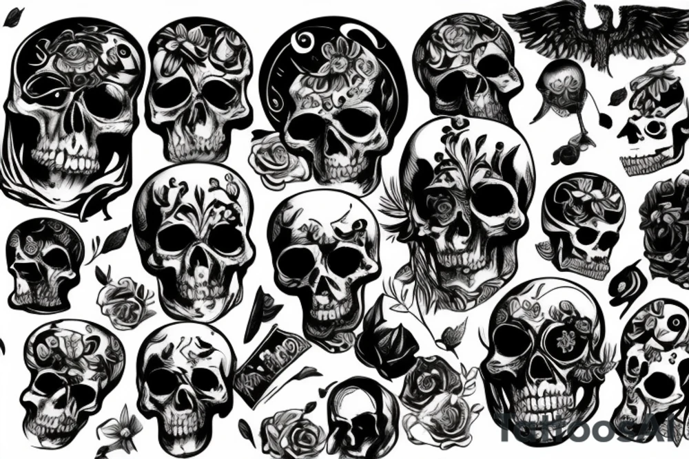 Scull tattoo idea