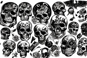 Scull tattoo idea