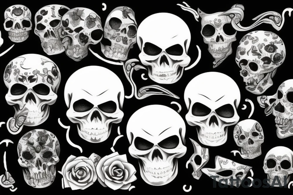 Scull tattoo idea