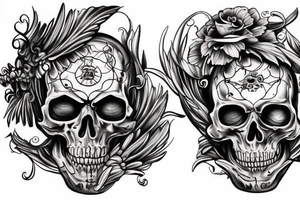 Scull tattoo idea