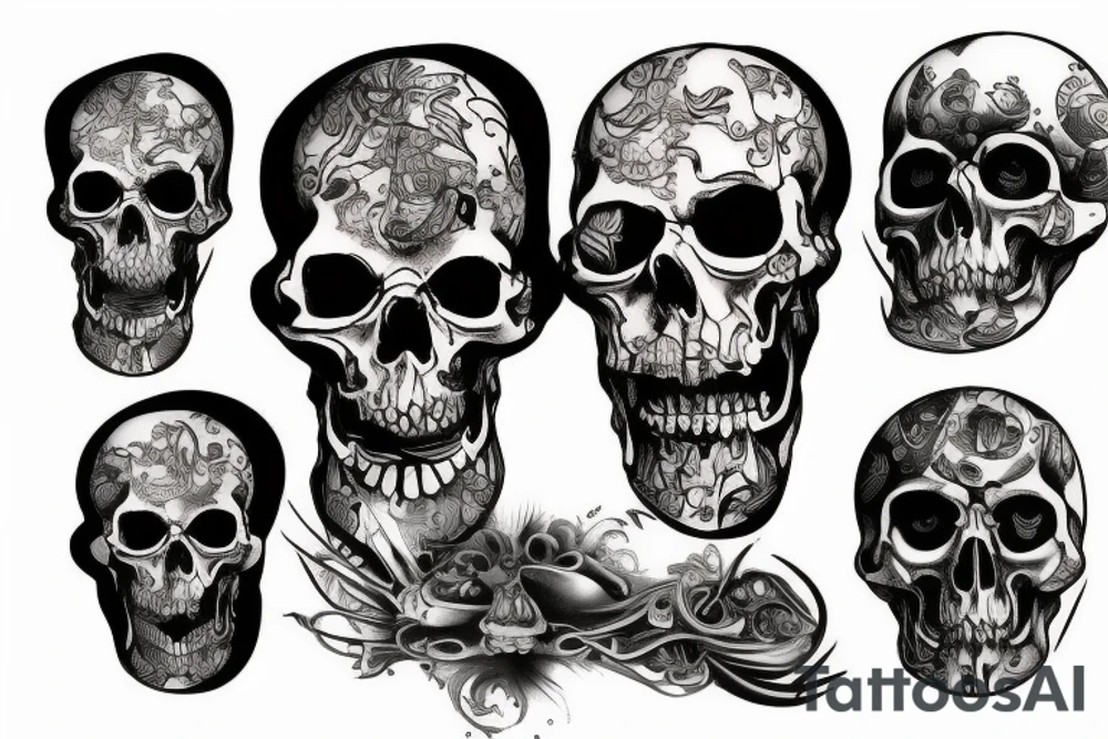 Scull tattoo idea