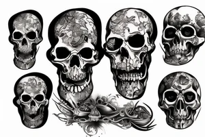 Scull tattoo idea