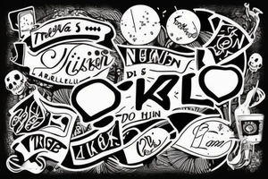 Text: eten is niks zonder al die kruiden
Beeld is niks zonder al die geluiden tattoo idea