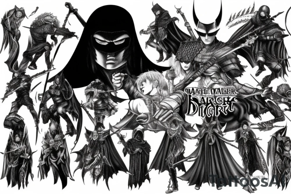 berserk mark of sacrifice
dark knight tattoo idea