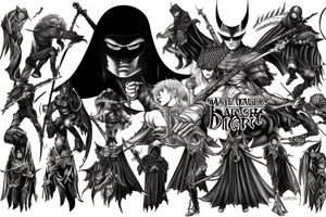berserk mark of sacrifice
dark knight tattoo idea
