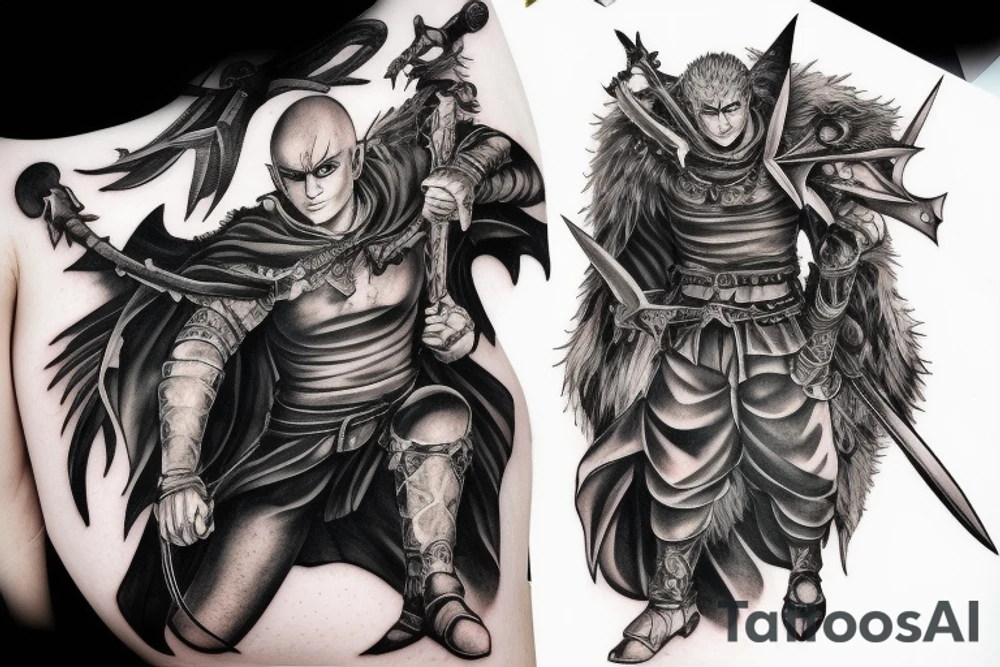 berserk mark of sacrifice
final fantasy dark knight tattoo idea