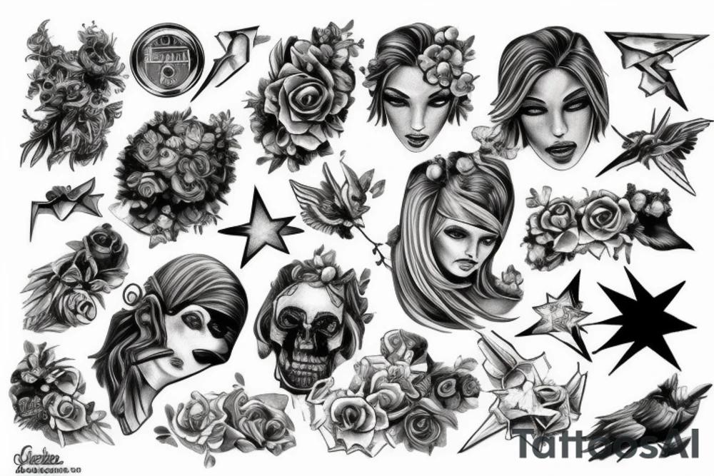 Bastardized justice tattoo idea