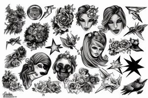 Bastardized justice tattoo idea