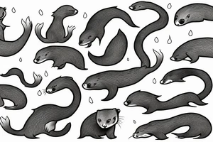 otter tattoo idea