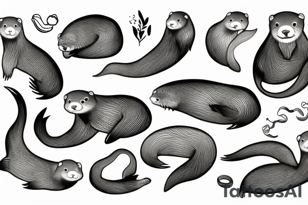 otter tattoo idea