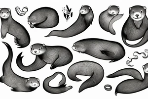 otter tattoo idea