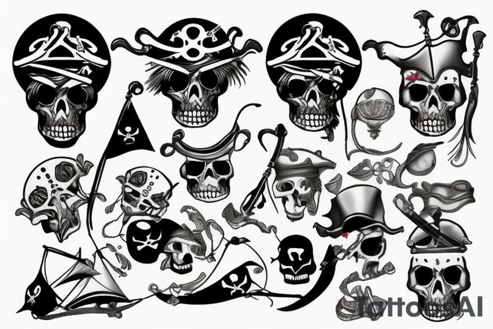 Pirates of the caribean tattoo idea