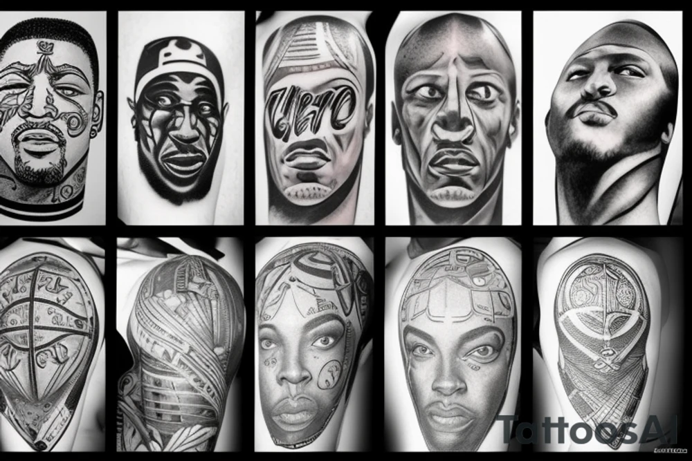 NBA stars tattoo idea