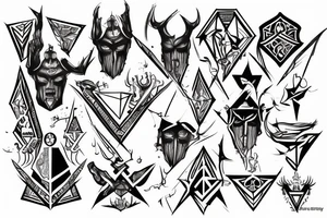 Luminous Delta, Freemasonry, Lucifer tattoo idea