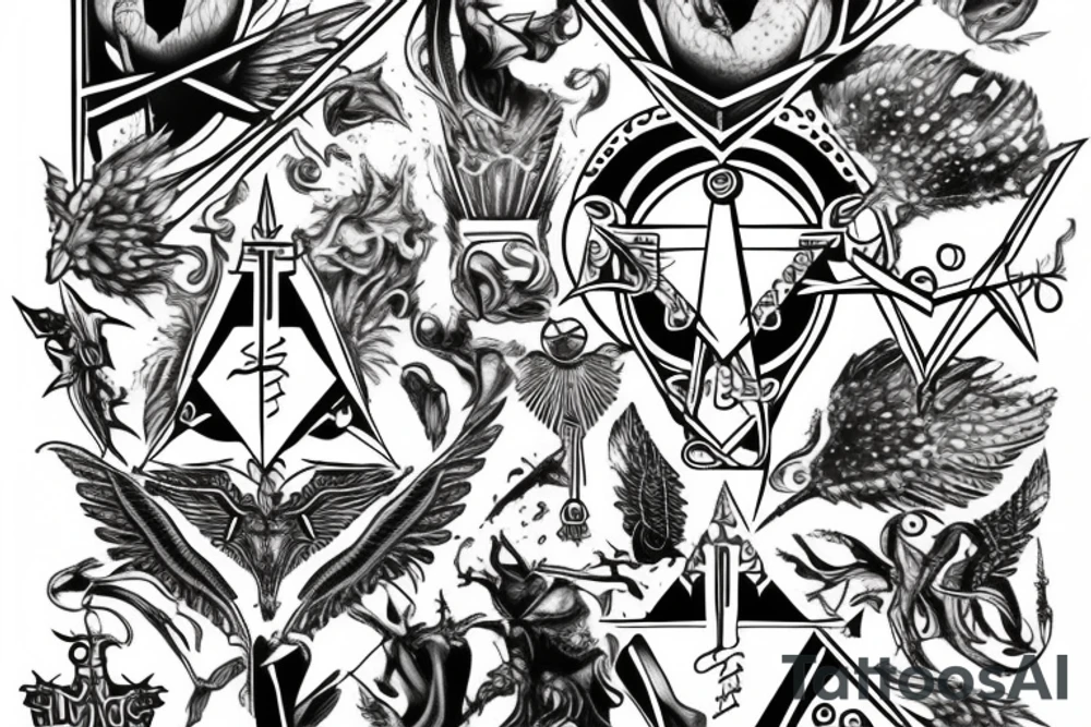 Luminous Delta, Freemasonry, Lucifer tattoo idea