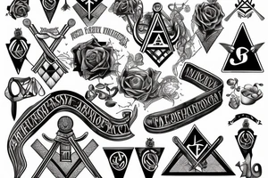 Freemasonry tattoo idea