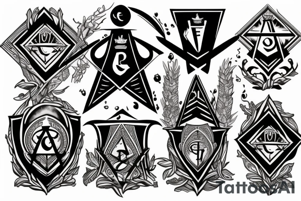 Freemasonry tattoo idea