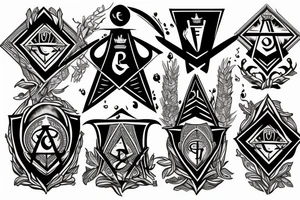 Freemasonry tattoo idea