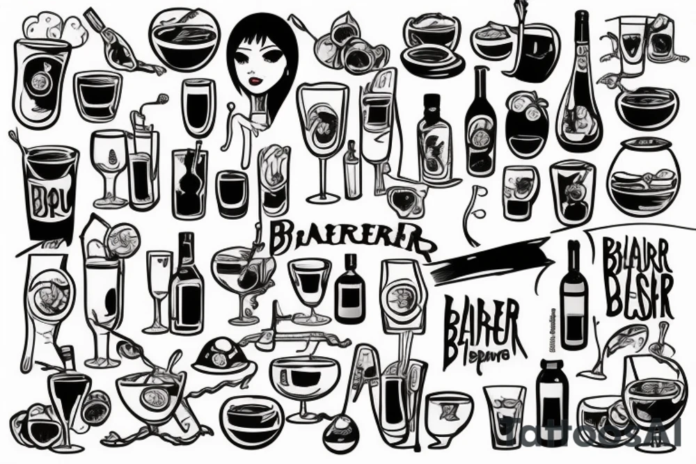 bartender tattoo idea