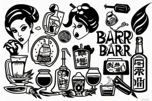 bartender tattoo idea