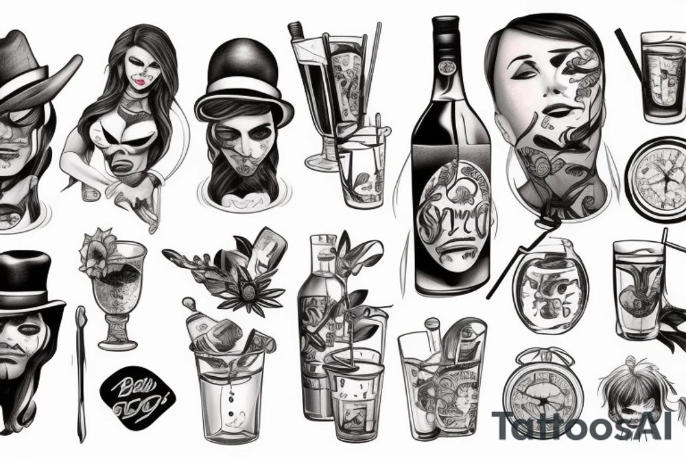 bartender tattoo idea