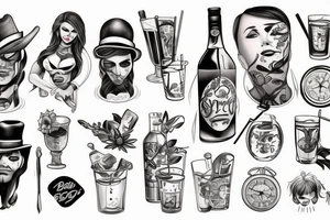 bartender tattoo idea
