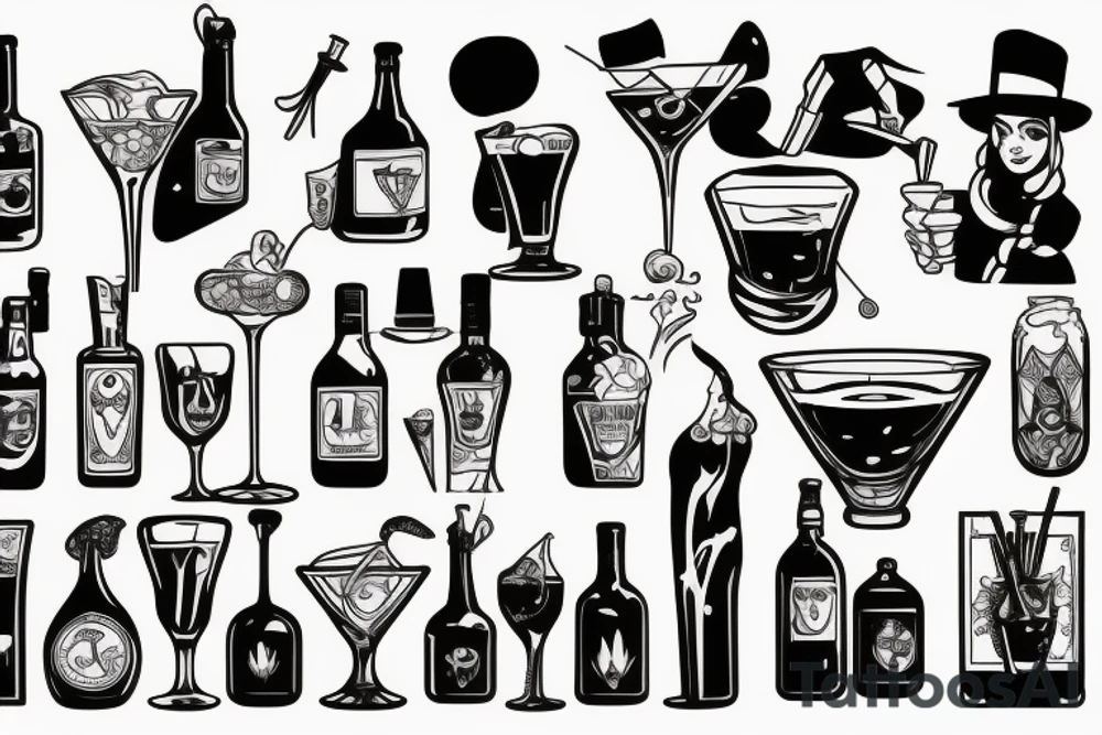 bartender tattoo idea