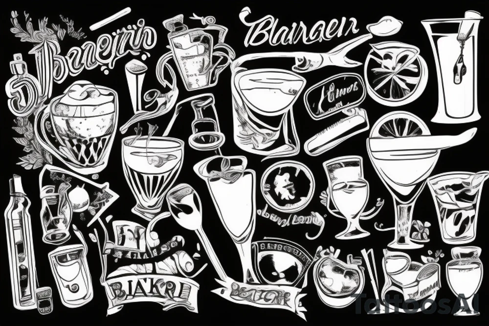 bartender tattoo idea