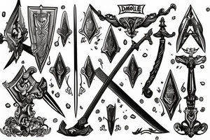 sword of damocles tattoo idea