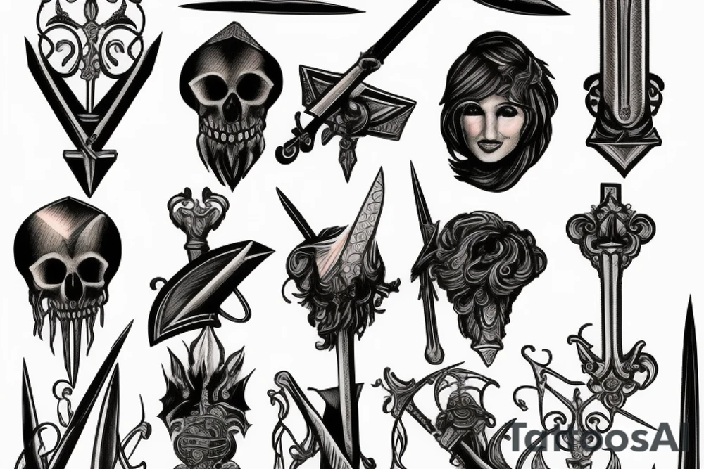 sword of damocles tattoo idea