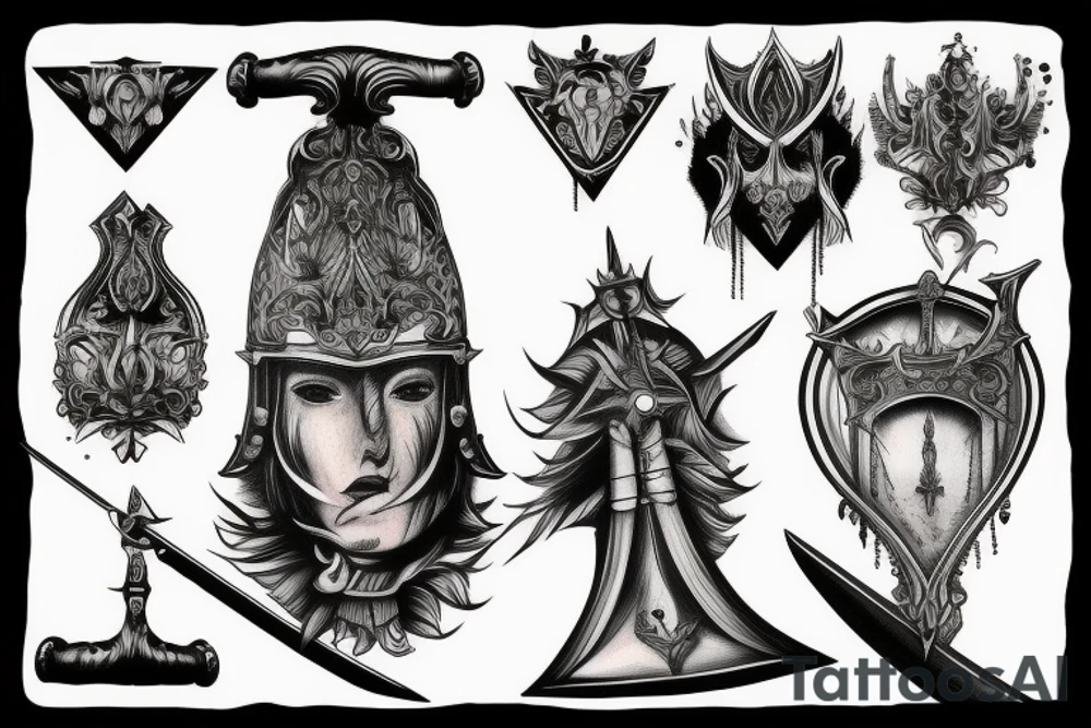 sword of damocles tattoo idea