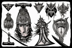 sword of damocles tattoo idea