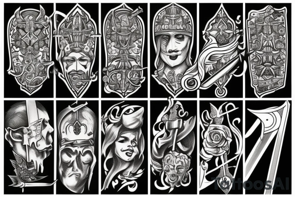 sword of damocles tattoo idea