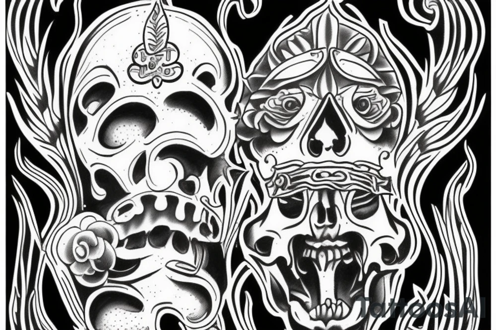 Sun weed chicano god tattoo idea