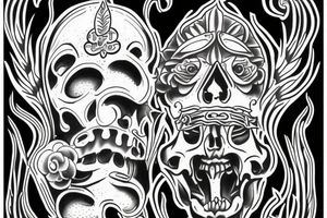 Sun weed chicano god tattoo idea
