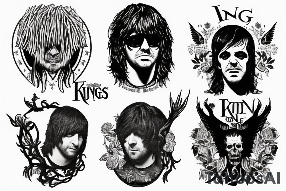 Kings of Leon, korn, moon tooth, the Beatles tattoo idea