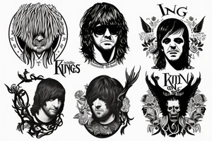 Kings of Leon, korn, moon tooth, the Beatles tattoo idea