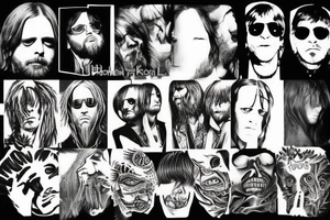 Kings of Leon, korn, moon tooth, the Beatles tattoo idea