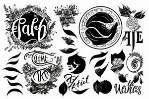 The meaning of the name Ethan tattoo idea