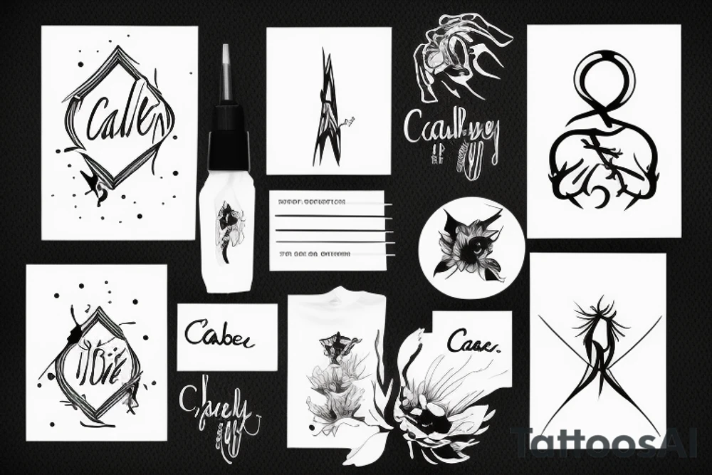 The meaning of the name Caleb tattoo idea