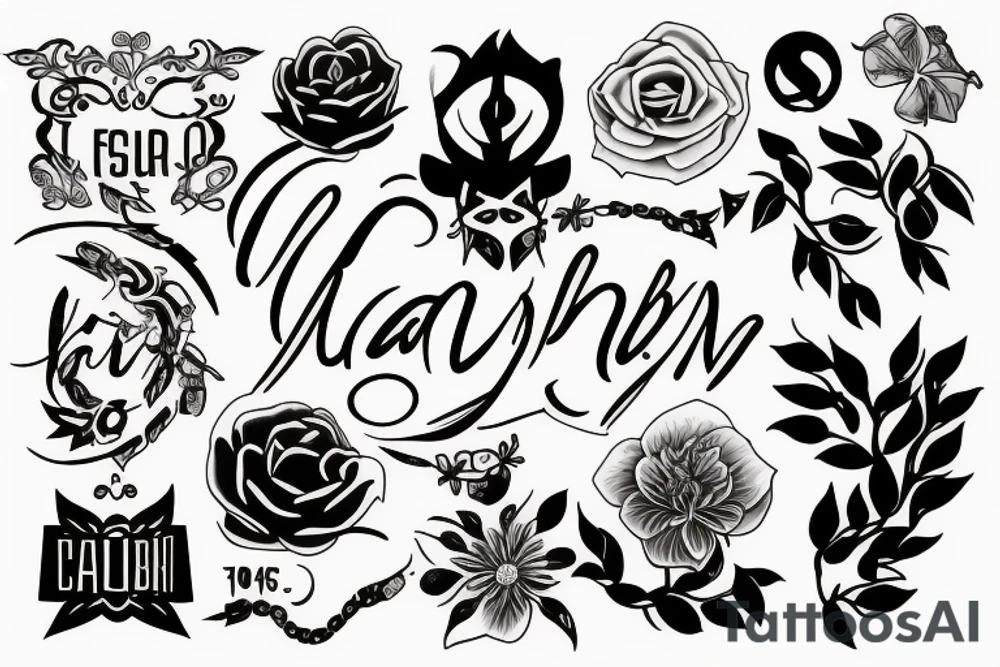 The meaning of the name Caleb tattoo idea